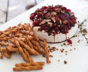 Baked Cranberry Brie and TWIGZ