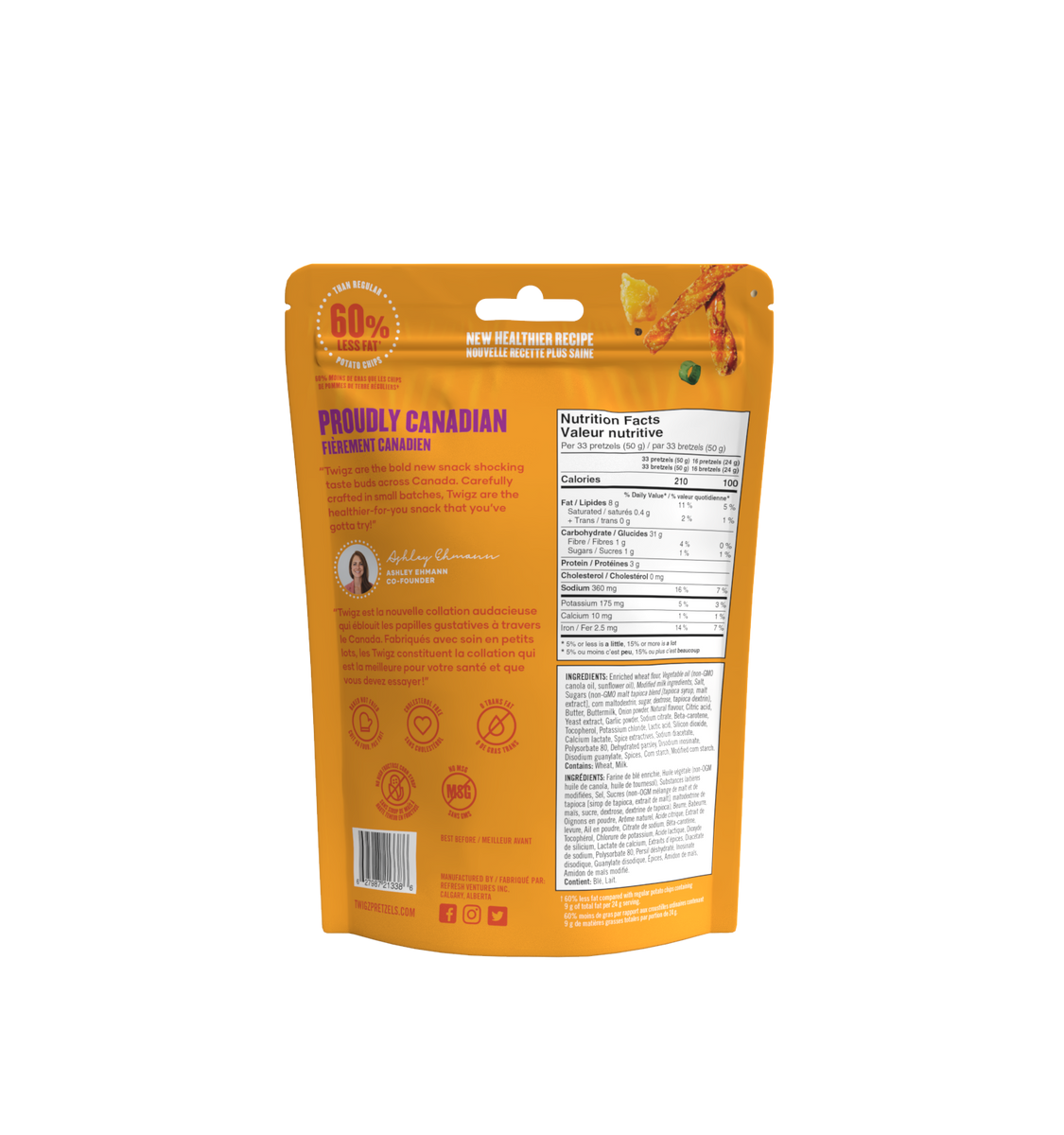 TWIGZ Smooth Cheddar Ranch Craft Pretzels – Twigz Craft Pretzels
