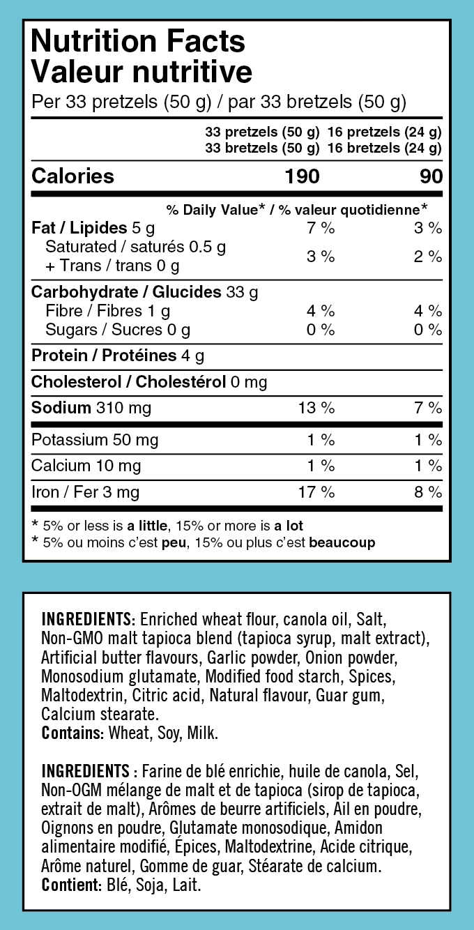 TWIGZ Buttery Herb & Garlic Craft Pretzels Twigz Craft Pretzels