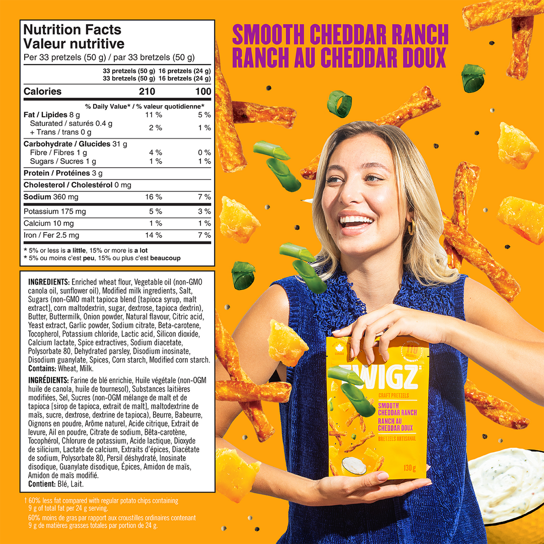 TWIGZ Smooth Cheddar Ranch Craft Pretzels – Twigz Craft Pretzels